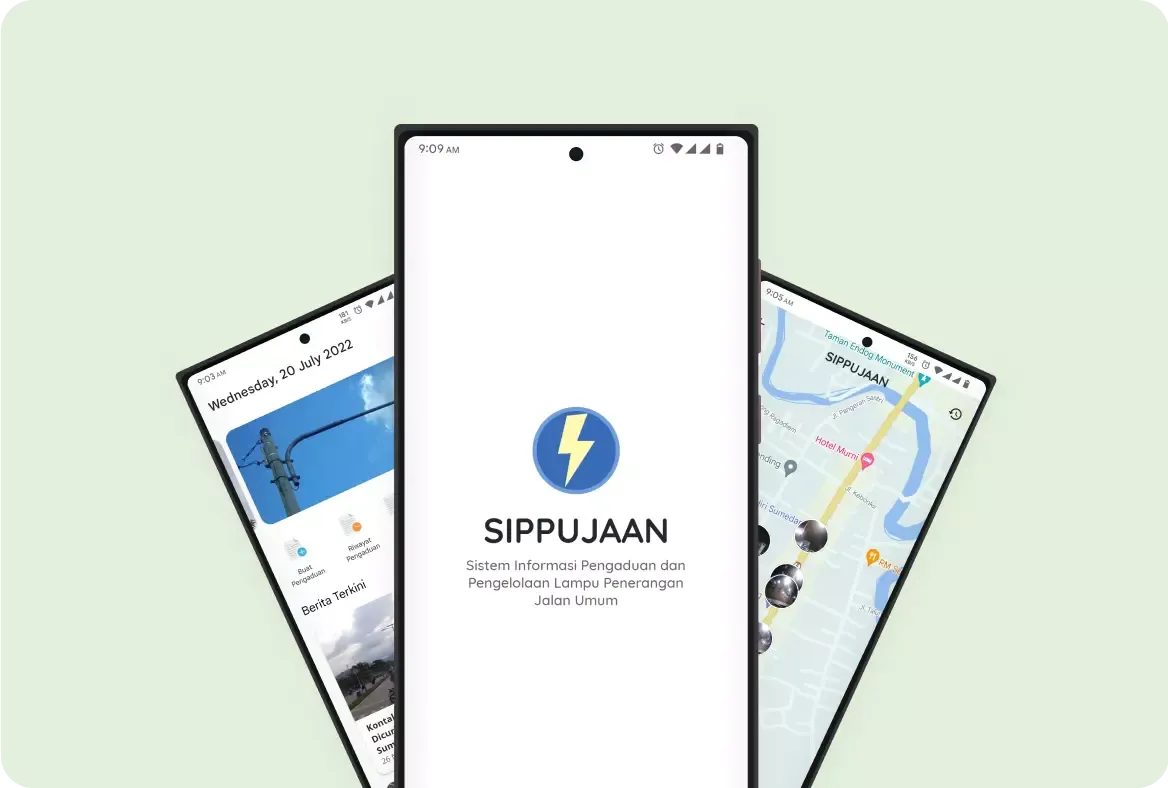 Jasa pembuatan aplikasi pengelolaan lampu PJU