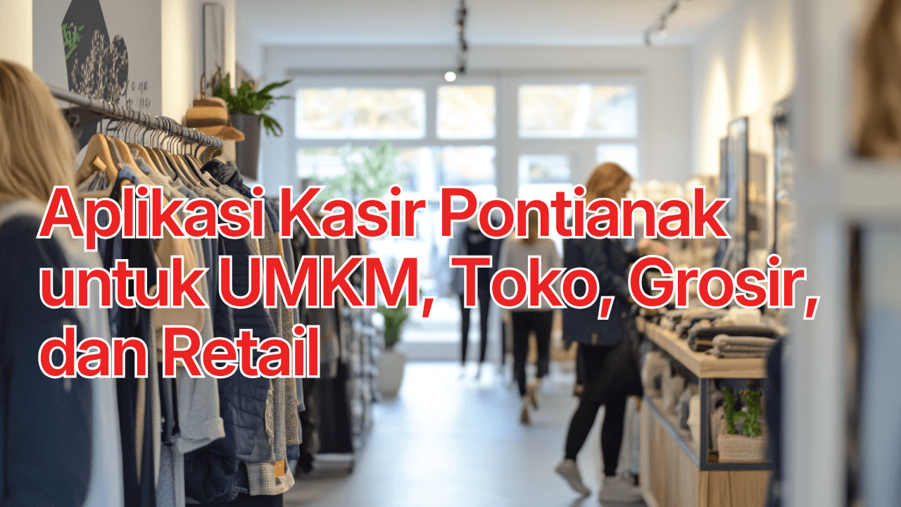 Aplikasi Kasir Pontianak untuk UMKM, Toko, Grosir, dan Retail