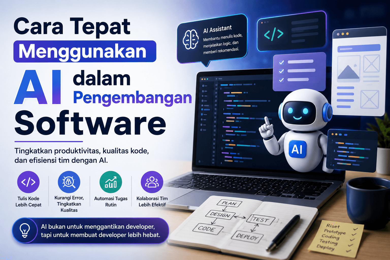 Cara Tepat Menggunakan AI dalam Pengembangan Software