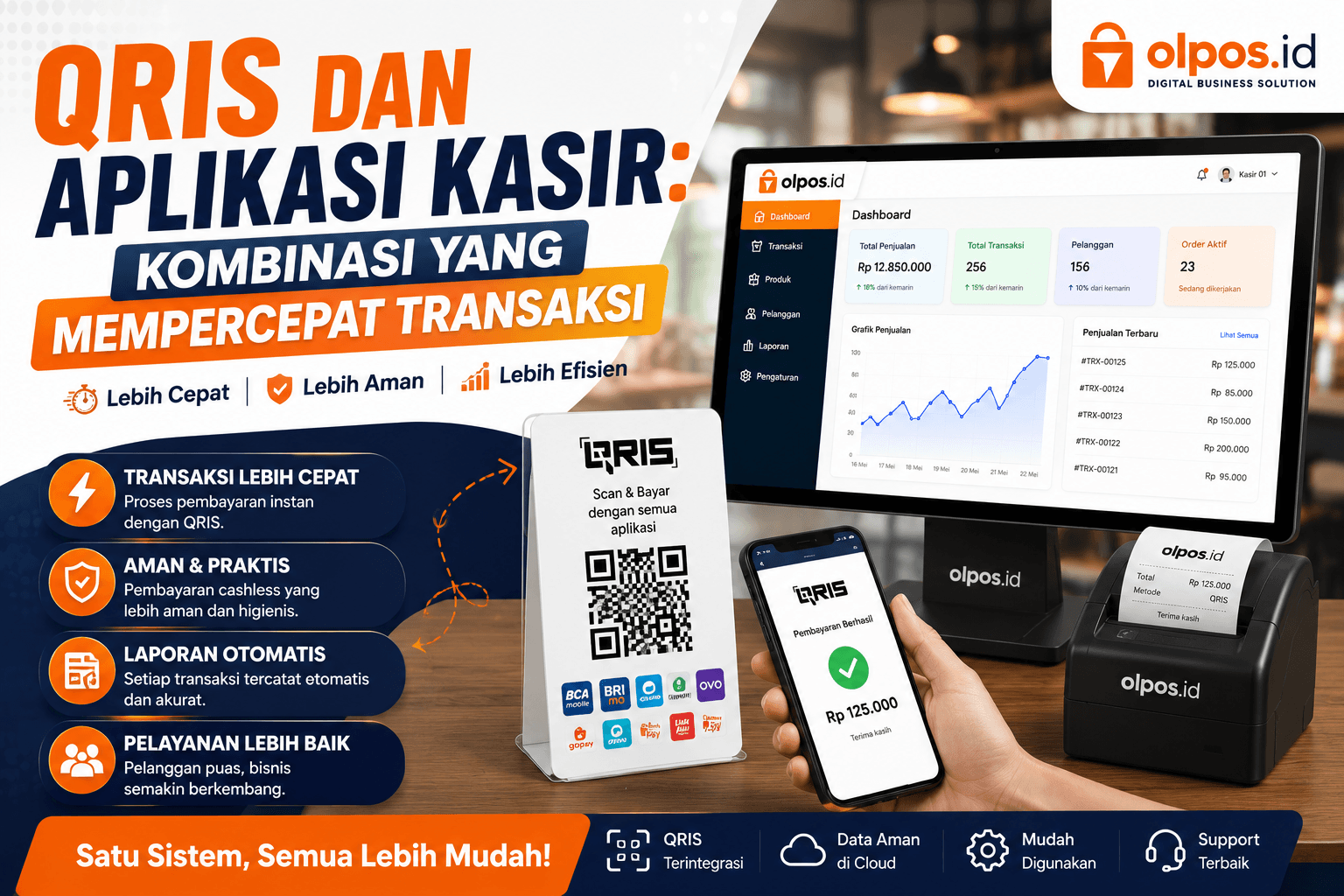 QRIS dan Aplikasi Kasir: Kombinasi yang Mempercepat Transaksi