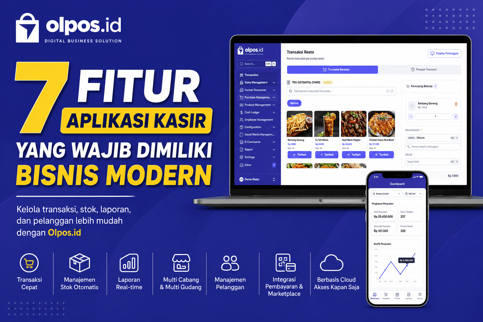 7 Fitur Aplikasi Kasir yang Wajib Dimiliki Bisnis Modern