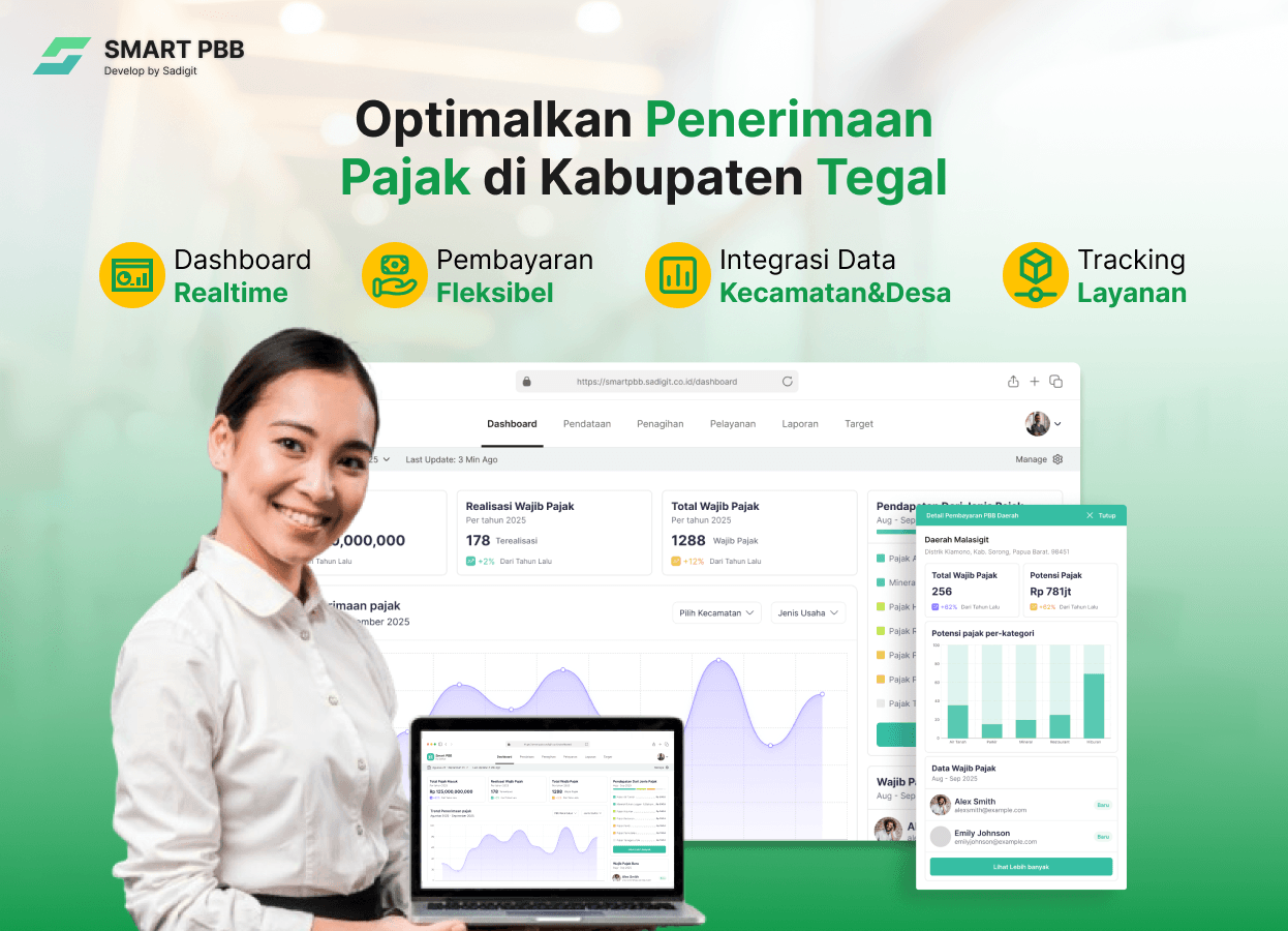 Jasa Aplikasi Smart PBB Kabupaten Tegal