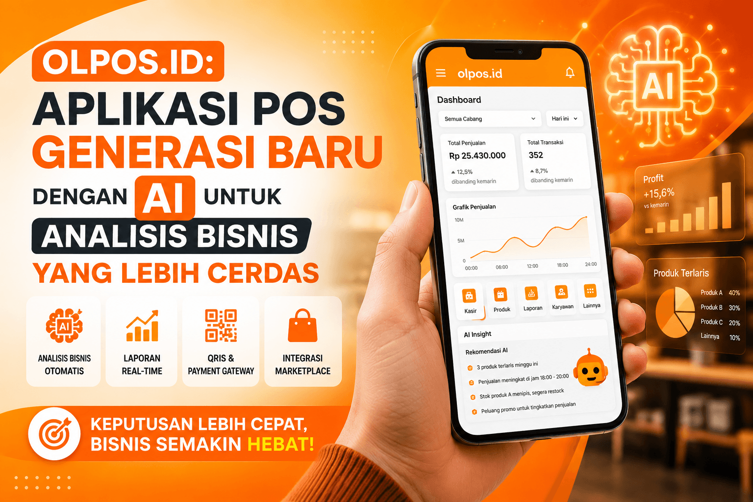 Olpos.id - Aplikasi POS Generasi Baru dengan AI untuk Analisis Bisnis yang Lebih Cerdas
